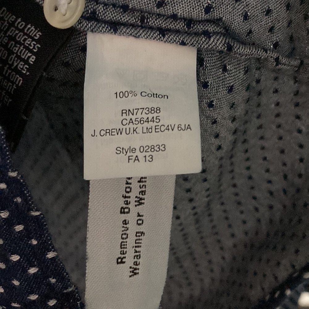 J CREW button down - Picture 4 of 4